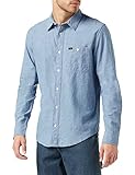 Lee Mens LEESURE Shirt Hemd, Blue Union, L