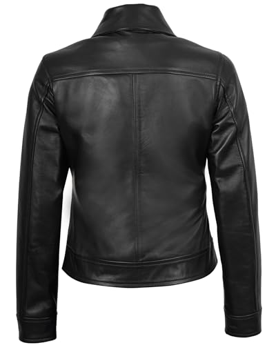 Image of Decrum Vintage Style Real Lambskin Casual Leather Jackets for Women