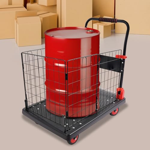 Carretilla plegable con jaula, capacidad 660 lb miniatura 6