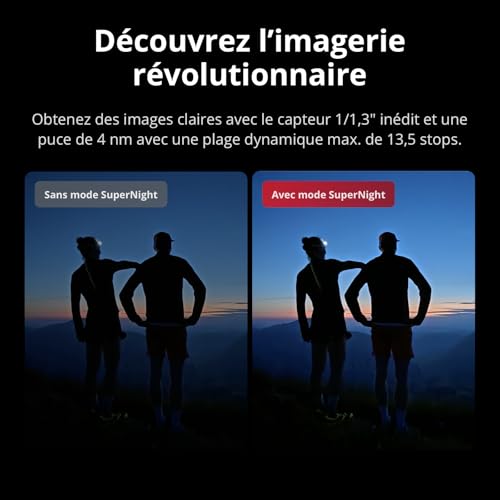 Bundle MotocyclismeVTT DJI Osmo Action 5 Pro Caméra d’Action 4K pour Cyclistes Capteur 11 3" FOV de 155º Batterie de 4 h Enr. de Données Sportives Support de Sangle de Poitrine pour une FPV - vue 3