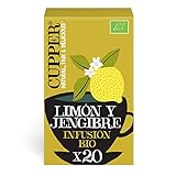 INFUSIÓN ECOLÓGICA: Nuestra infusión de limón y jengibre bio es una bebida con un sabor limpio, equilibrado y una dulzura natural sutil y calmante. Además, es apta para veganos y es ideal para tomar después de las comidas.