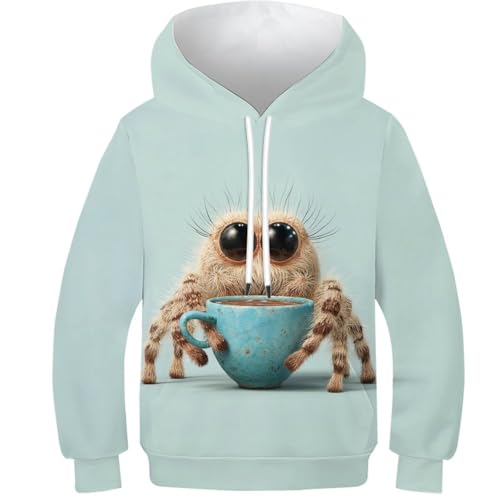 Pull 3D araignée enfants un cadeau original pour adolescents