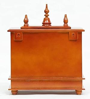 Kamdhenu art and craft Wooden Temple/Home Temple/Pooja Mandir/Pooja Mandap/Temple for Home (JL NACURAL)