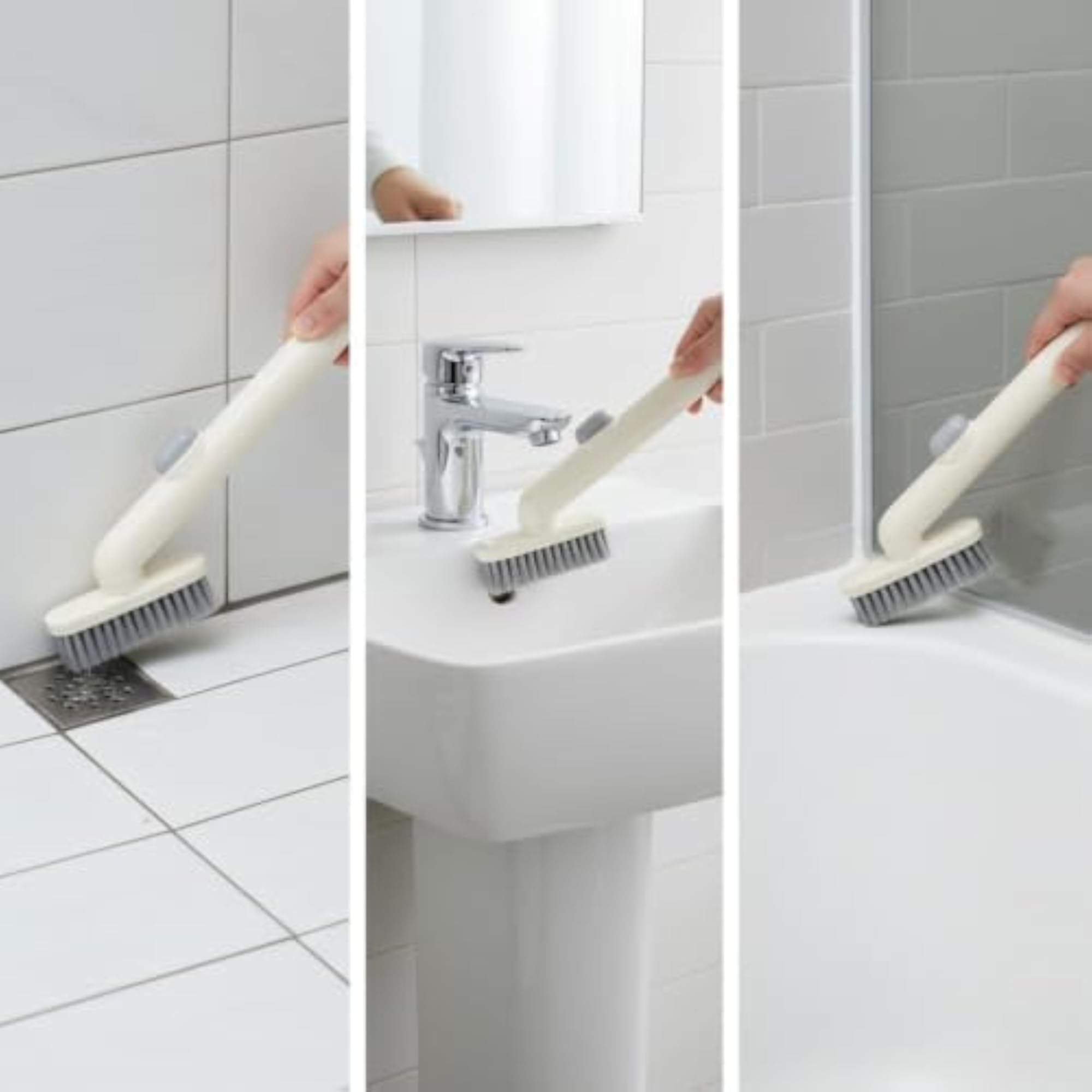 Multifunction Crevice Cleaning Brush with Liquid-Storage Handle