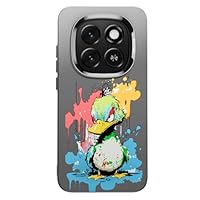 YUXING Cover per Xiaomi Redmi 14C 4G / Poco C75 Custodia Cellulare Sottile Antiurto con Fiore Animale Doodle Disegno Modello Arte Nero Bumper Slim Case, Panda