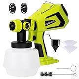 Cordless Paint Sprayer for Ryobi 18V Battery,Paint Sprayer Gun for House Painting, 1200ml Container Power Paint & HVLP SprayersFence, Door, Cabinets, Walls, Chairs etc(Battery NOT Included)