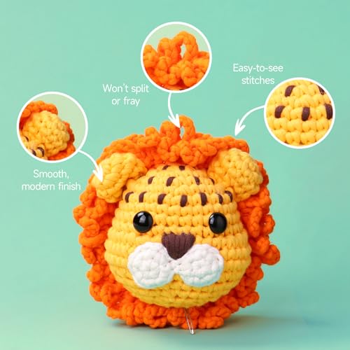 Image of Crochet Yarn 150g /163.5yds Cotton Yarn for Crocheting - Crochet Knitting Yarn for Beginners with Easy-to-See Stitches - Yarn for Crocheting - Chunky Yarn (Orange Peel+White+Christmas Green)