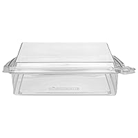 Vista 11 de Restaurantware Tamper Tek - Recipientes rectangulares para llevar de 6.8 x 5.7 x 1.7 pulgadas, 100 recipientes duraderos para sándwich para llevar