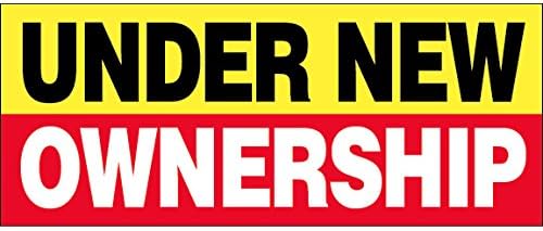 4 Less CO 4x12 Ft Under New Ownership Vinyl Banner Sign yrb