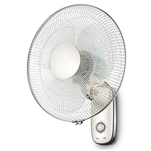 SaryEdge Ventilador eléctrico de Pared, silencioso, de bajo Consumo, oscilante de 3 velocidades, fácil de Instalar.(16 Pulgadas