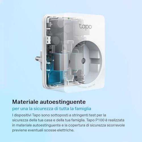 TP-Link Presa Mimi Smart WiFi Presa Tapo P100 - 7