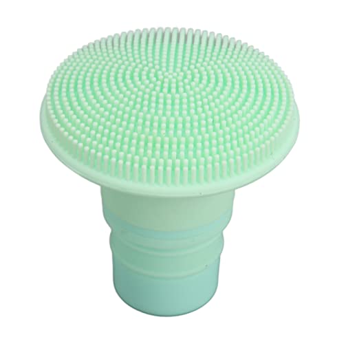 Massage Gun Attachments,Massage Gun Heads, 18/19mm Silicone Replacement Massager Gun Attachment Deep Tissue Percussion Plug and Play Salon Tools Massage Head (Light Green)