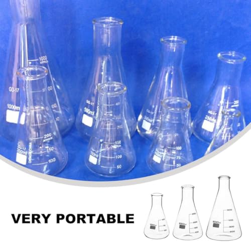 Fioles Erlenmeyer graduées pour laboratoire et applications scientifiques de précision