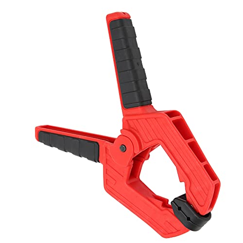 Acouto AShape Clamp, Strong Spring, Durable ABS Plastic, Powerful Clamping Force, Ergonomic Rubber-Coated Handle for Woodworking and DIY Projects (Two-Color 4-inch Opening 50mm Clamping Force 10kg)