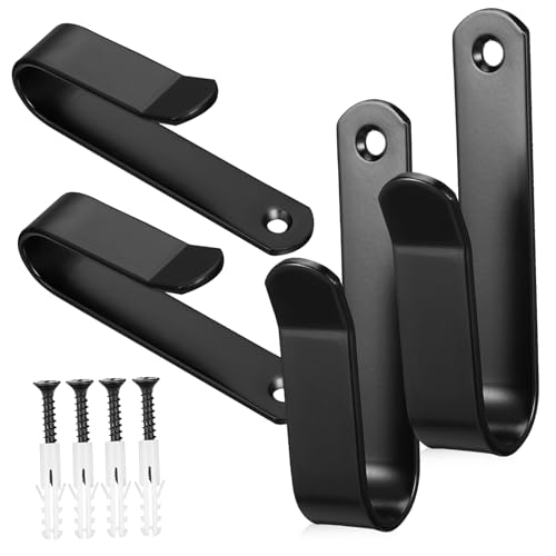 NAMOARLY Snowboard Wall Hook Rack 4 Pack U-Shaped Heavy Duty Hooks for Storage Mount for Ski Snowboard Home Garage Lodge