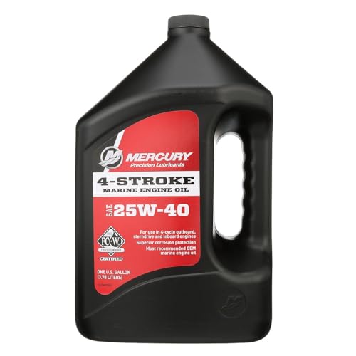 Mercury 25W-40 4-Stroke Marine Engine Oil 1 Gallon - 8M0078628