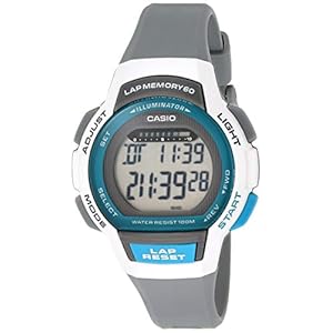 Casio Women’s LWS- 1000H- 1AVCF Runner Series Digital Display Quartz Black/Green Watch