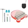 Generic 17 Toetsen Kalimba Duim Piano Transparante Acryl Mbira Vinger Piano Muziekinstrument Geschenken Voor Kinderen…