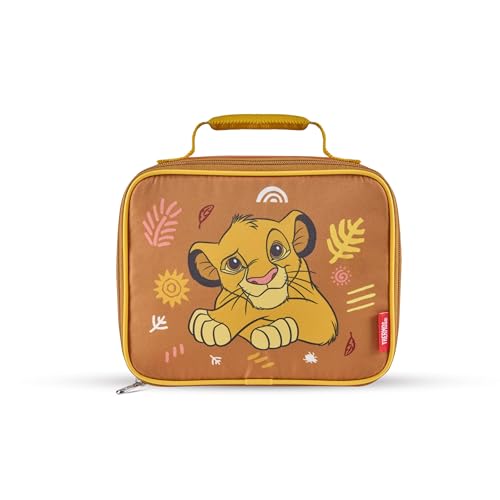 Thermos Disney The Lion King Kids Insulated Lunch Bag – BPA Free Thermal Lunch Box for School Packed Lunch, Leakproof, Wipe Clean, Durable Cool Bag with Padded Carry Handle for Boys & Girls