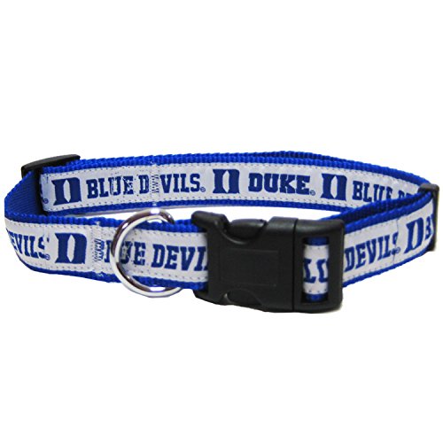 Pets First Collegiate Pet Accessories, Dog Collar, Duke Blue Devils, Medium