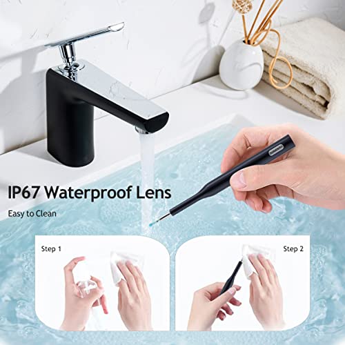 Sunanth Ear Wax Removal Tool With 1080P Ear Camera,Ear Cleaner Earwax Removal Kit With 6 Led Lights,Wireless Ear Wax Remover With 6Pcs Ear Cleaning Kit Compatible With Iphone,Ipad And Android Phones #TOP3