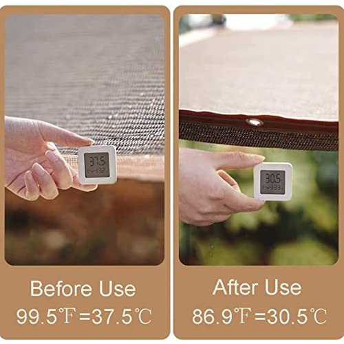Malla de sombreo 90% para invernaderos toldo robusto de 8x10m contra granizo y sol 6