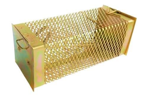 Image of Heavy Duty Rat Trap Cage | Reusable Humane Live Catch Mouse Trap | Metal Rodent Catcher for Home, Kitchen, Office, Warehouse & Garden | Safe No Poison Rat & Mouse Control