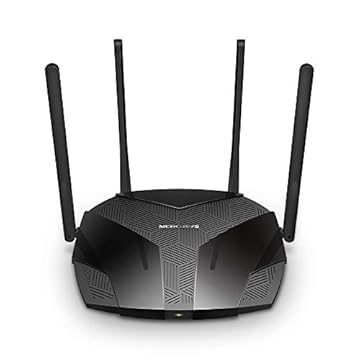 Roteador Mercusys MR70X WI-FI 6 AX1800 Preset Dual Band Gigabit 4 Ant (Ver. 1.8)
