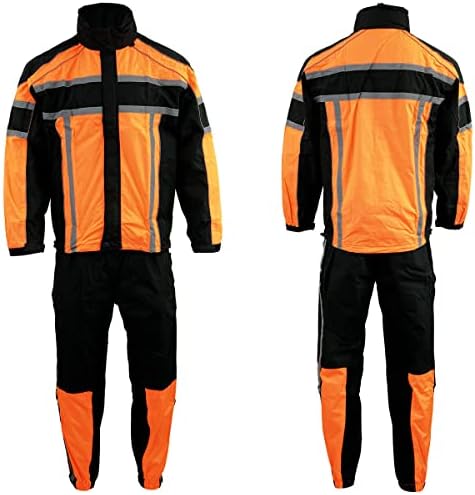NexGen Men's Rain Suit - Black & Orange