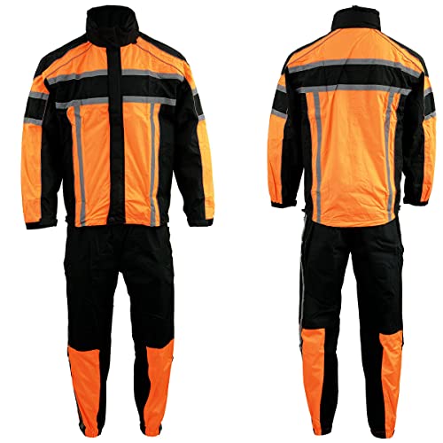 Image of Milwaukee Leather Men's Motorcycle Riding Water Resistant Rain Suit