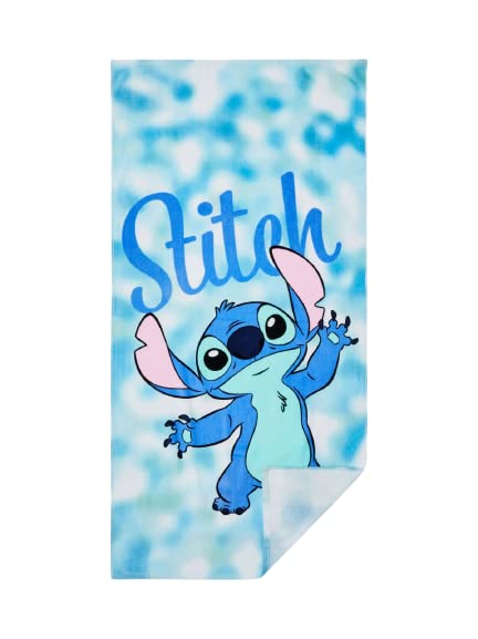 Divas World Lilo & Stitch Beach Bath Towel Kids Pool Children's Bath Sheets Soft Super Travel Holiday Body Wrap Cotton Summer Classic Bathroom Daily Use Gift