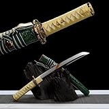 55 cm kurzes Katana,Holzscheide,Klinge aus Schnellarbeitsstahl,handgefertigtes Samurai-Schwert für...