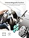 UGREEN Magnetic Car Mount Phone Holder Car Dashboard Compatible for iPhone 11 Pro New iPhone SE Xs XR X 8 7 Plus 6S 6 5S 5 Samsung S10 Galaxy S9 S8 Plus S7 Edge S6 Note 8 LG G8 G7 G5 G6 V20 V30