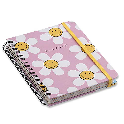Planner Wire-o Smiley Margaridas, Cicero, 3571, Rosa, Mensal e Semanal, 75 Folhas, Papel Pólen 80g/m², Tamanho A5 (Grande) 4 Planner Wire-o Smiley Margaridas, Cicero, 3571, Rosa, Mensal e Semanal, 75 Folhas, Papel Pólen 80g/m², Tamanho A5 (Grande) - Imagem 4