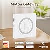 Matter Smart Wired Hub Gateway for Home Automation, Thread & Tuya Zigbee 3.0 Protocol, 2.4GHz WiFi Only, Matter Controller Supports Google, Alexa, Apple HomeKit