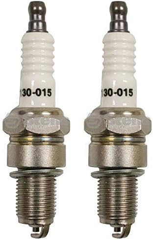 Stens Nueva bujía 130-015 compatible conrepuesto para cortacéspedes John Deere Tri-Plex Greens, Gator 6x4, Yamaha MX250, MX300, MX360, MX400