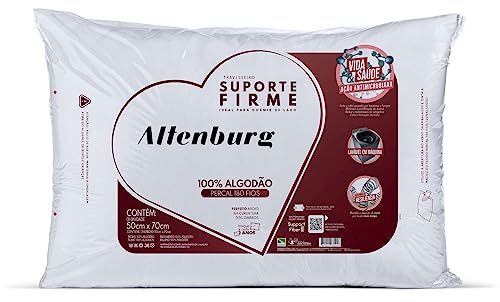 Altenburg Travesseiro Suporte Firme 50x70cm, Branco