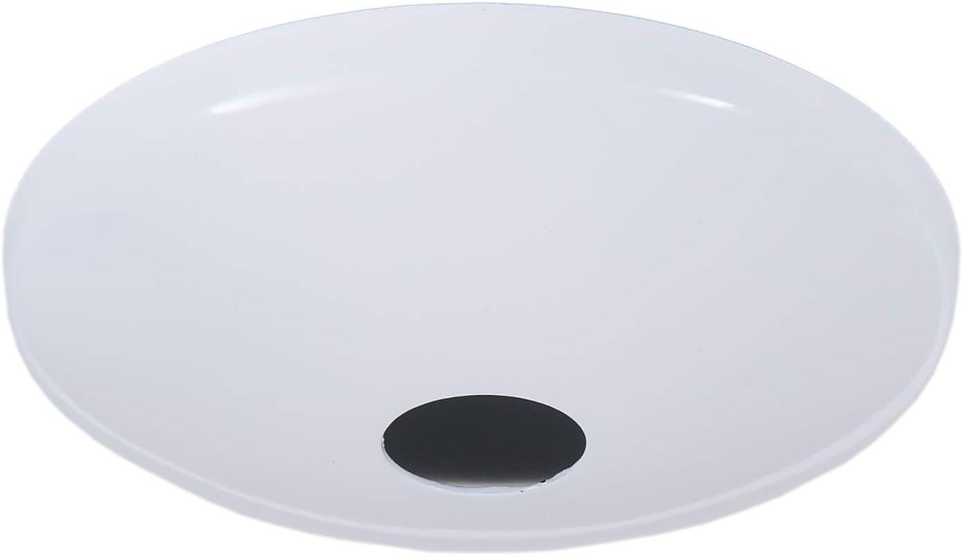 B&P Lamp® Satin Nickel Screw Collar Ceiling Light Canopy Plate