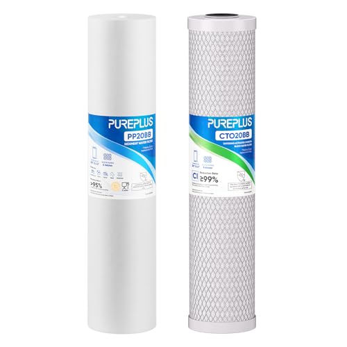 PUREPLUS 5 Micron Whole House Water Filter Cartridge Kit