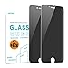 pehael Privacy Screen Protector, Anti Spy Tempered Glass, 2.5D Curve Edge, Compatible with iPhone 8 Plus iPhone 7 Plus[2-Pack]