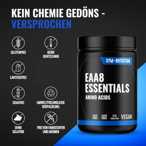 Multi Amino EAA hochdosiert – 510 Tabletten – 1036 mg – Ansicht 2