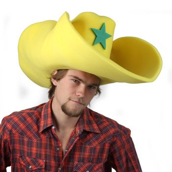yellow cowboy hat