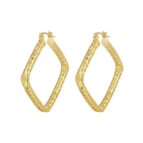 Boucles d'oreilles carrées pendantes légères pour sublimer un style décontracté sans douleur
