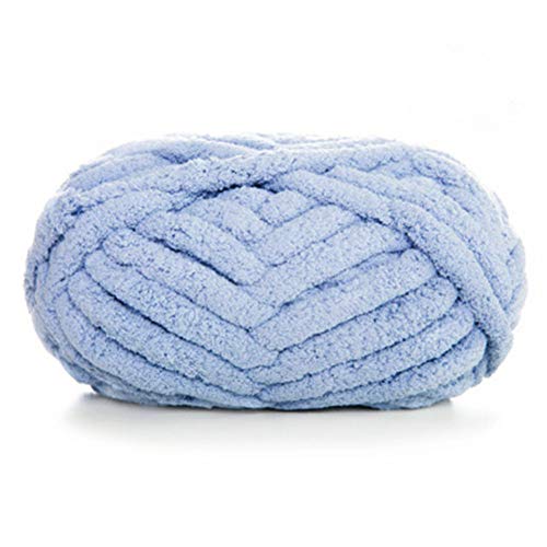 6 Pack Chunky Chenille Yarn For Blanket, Grey Super Bulky Soft Thick Fluffy Jumbo Giant Washable Polyester Big Yarn For Hand Knitting Extreme Diy Arm Knitting Throw Rugs Pillow 48Oz #TOP4