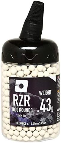 Nuprol Unisex's Airsoft RZR BB's Pellets, White, One Size