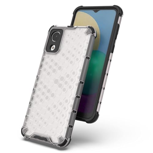 Image of Prime Retail Hard PC Back Case Cover for Samsung Galaxy A03 Core Anti Slip Ultra Thin Shockproof Reinforced Corners (Transparent)