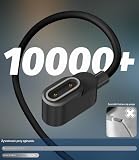 Ermorgen 2 sztuki kabla USB kompatybilnego z ładowarką imoo Watch Phone Z7, pleciony kabel, odporny na zużycie, 1 m, czarny