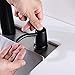 Avola Soap Dispenser for Kitchen Sink - Bronze, Refillable from Top with Bottle, Easy Installation, Plastic