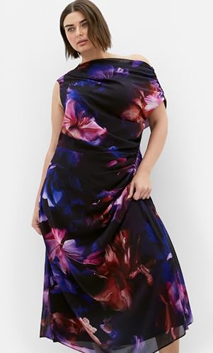 City Chic Women's Plus Size Dress - Vivid Floral Maxi2