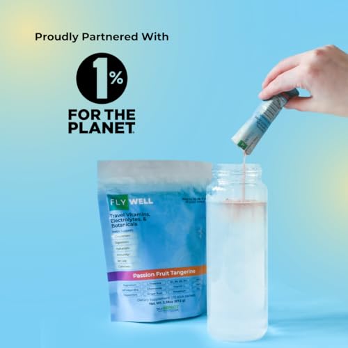 FlyWell Travel Vitamin Tonic Stick Packs